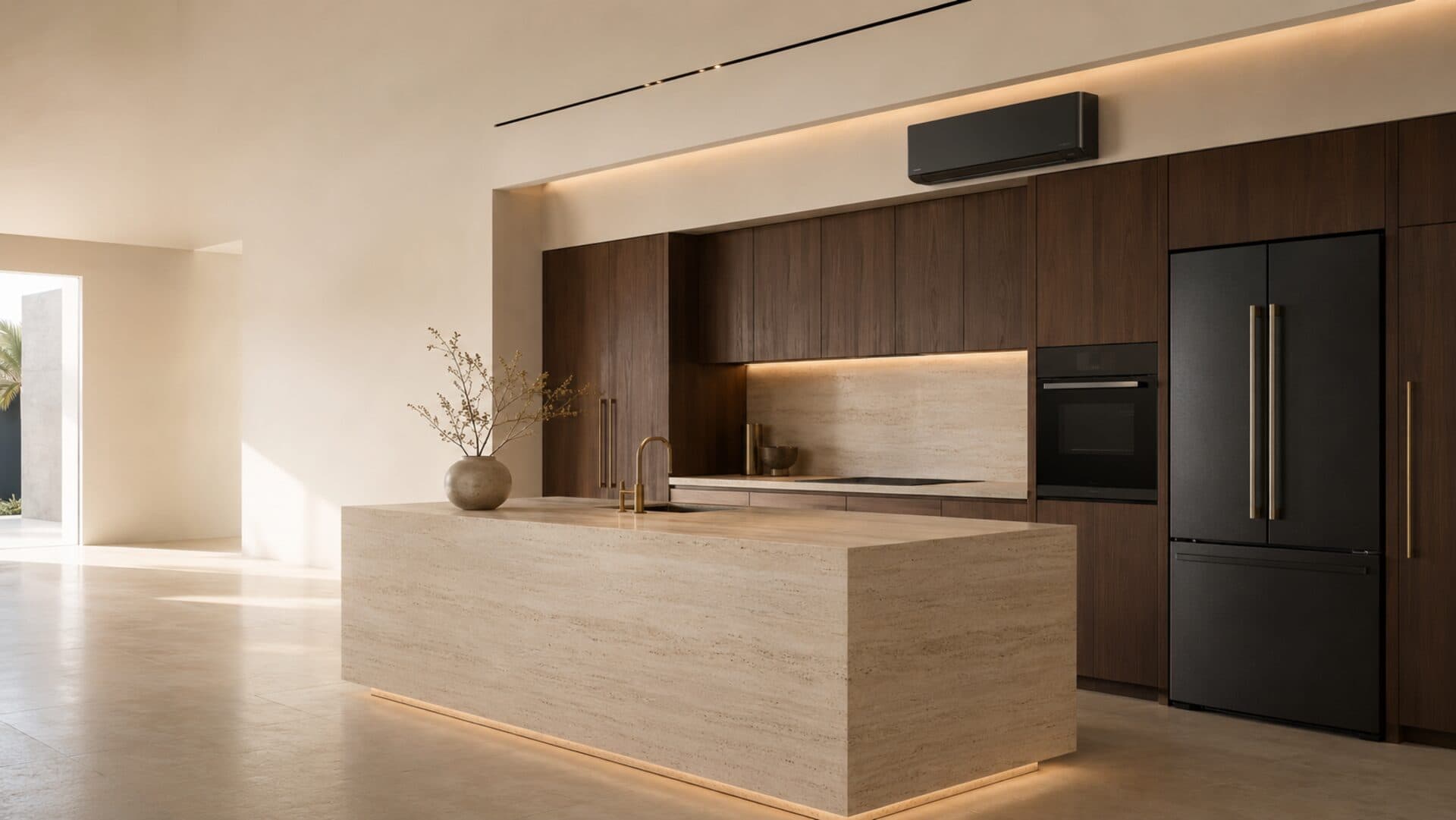 Laundry room with premium washer and dryer